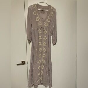 Free people embroidered fable dress